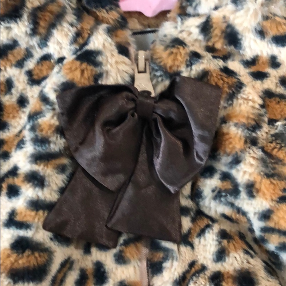 Leopard flared coat - Picture 2 of 3